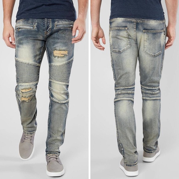 DOPE Other - DOPE Men’s King Moto Stretch Distressed Jean Sz 30